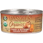 Organic Turkey & Butternut Squash Dinner for Cats - Case of 24