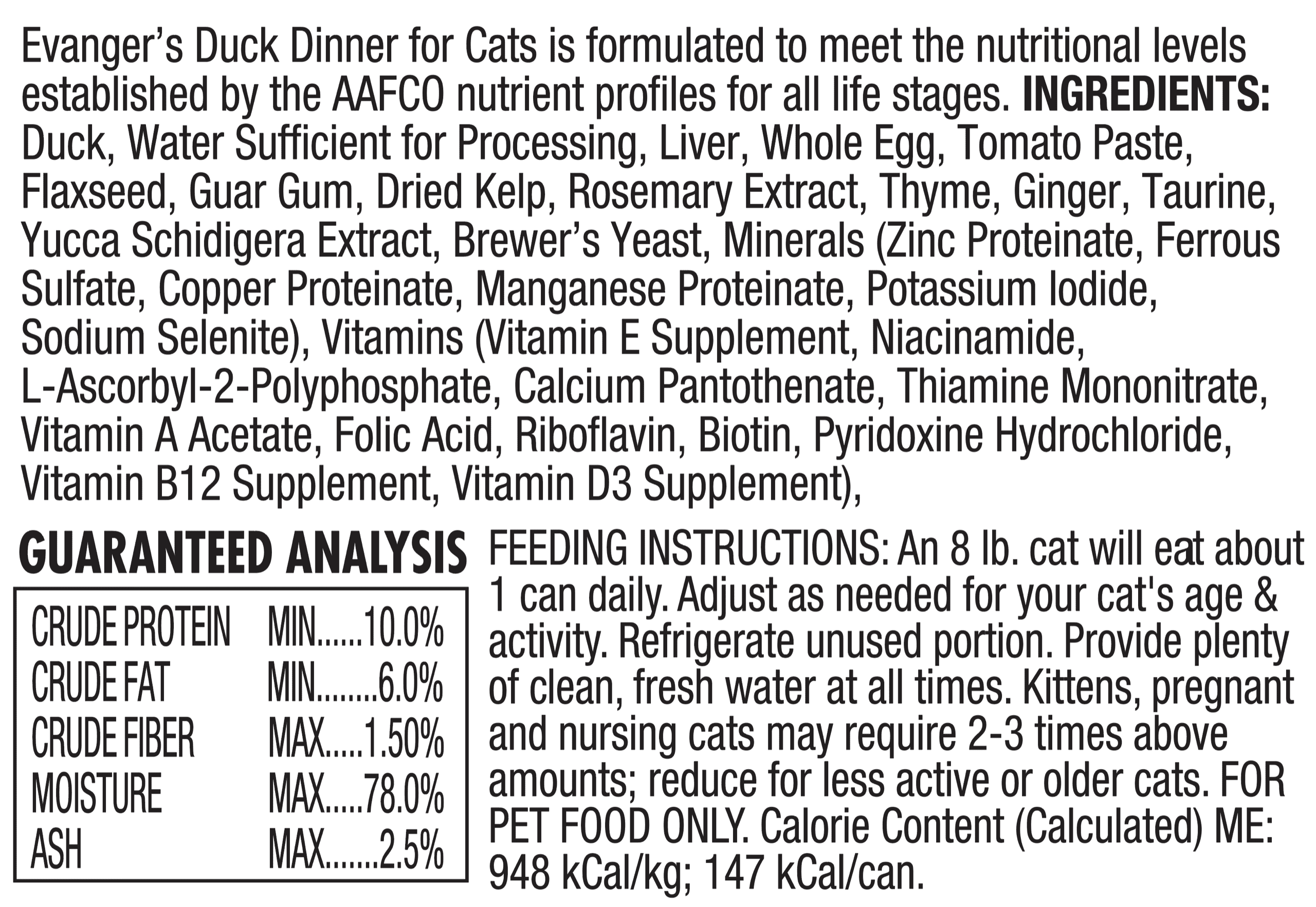 Super Premium Duck Dinner for Cats - Case of 24 - Image 3