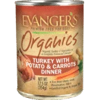 Organic Turkey with Potato & Carrots Dinner for Dogs - Case of 12