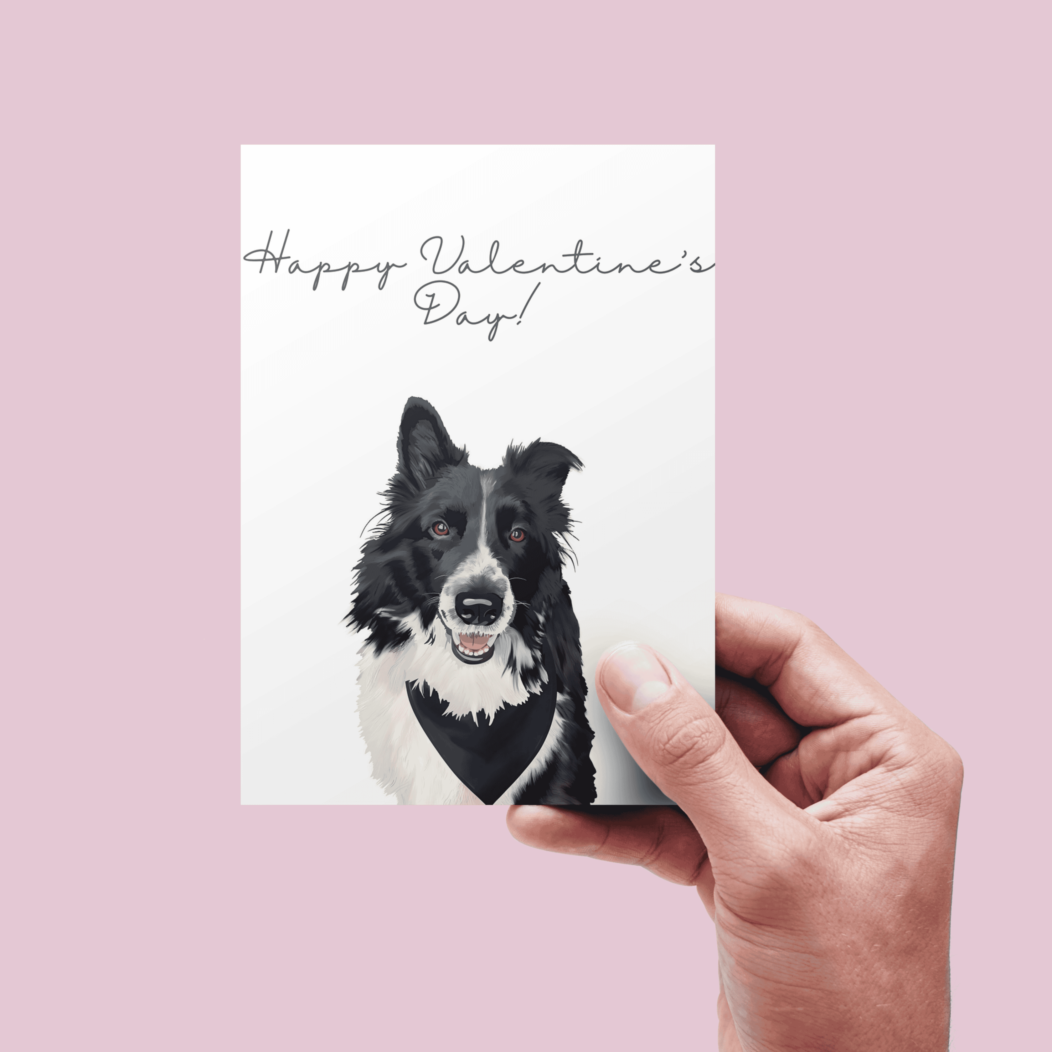Valentine's Day Dog Card