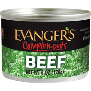 Evangers canned beef for dogs or cats