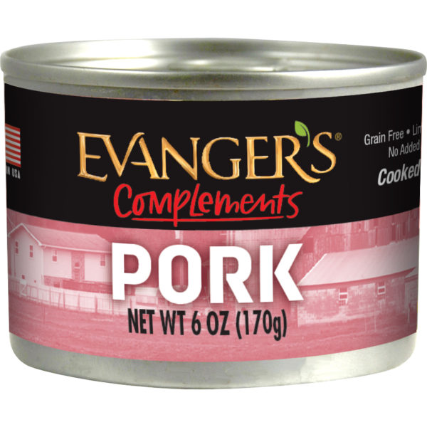 Evangers canned pork for dogs and cats