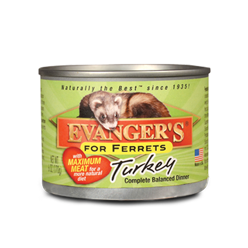 Maximum Turkey For Ferrets Evanger S Dog Cat Food Company Inc