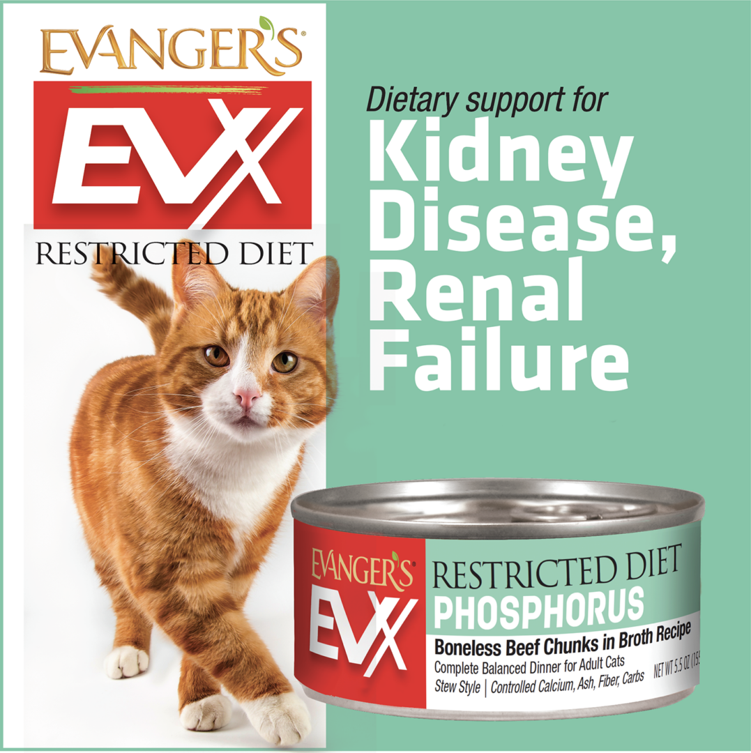EVX Restricted Low Phosphorus Evanger's Dog & Cat Food Co., Inc.