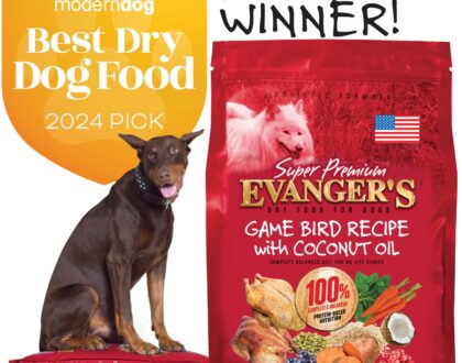 Evanger's Wins Best Dry Dog Food Pick of 2024 by Modern Dog Magazine