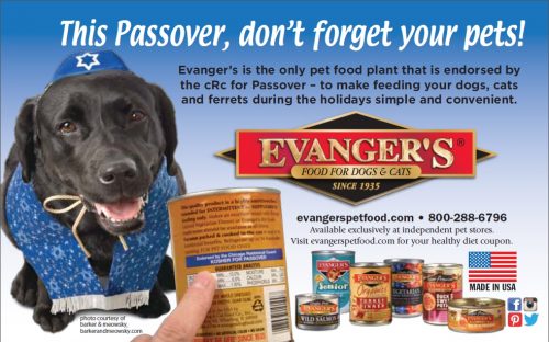 Evangers is Kosher for Passover