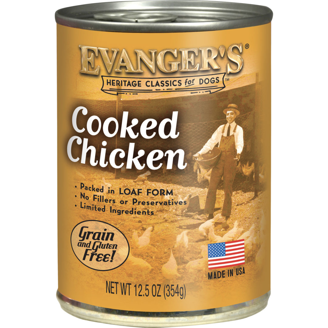 Heritage Classic Cooked Chicken Case of 12 Evanger's Dog & Cat Food