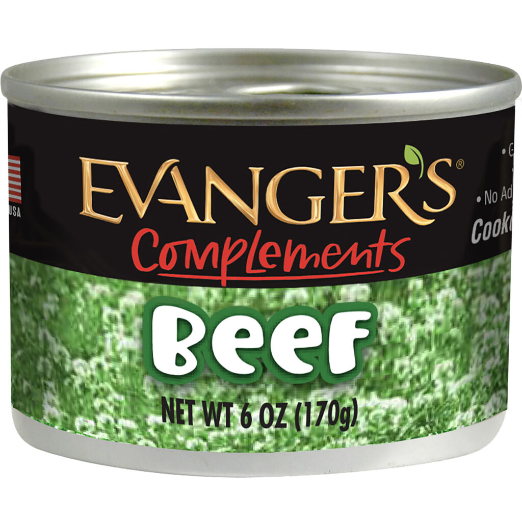 Complements Grain Free Beef for Dogs Cats 6 oz Evanger s Dog